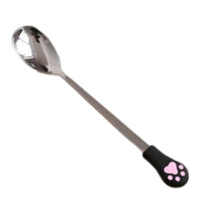 Load image into Gallery viewer, Cute Cat Claw Tea Coffee Spoon
