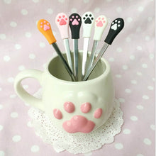 Load image into Gallery viewer, Cute Cat Claw Tea Coffee Spoon
