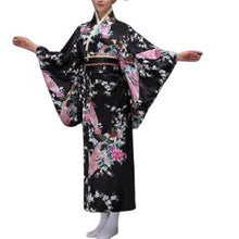 Load image into Gallery viewer, Japanese Kimono Yukata With Obi  For Women
