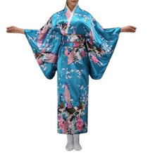 Load image into Gallery viewer, Japanese Kimono Yukata With Obi  For Women
