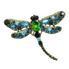 Load image into Gallery viewer, Crystal Vintage Dragonfly Brooches for Women
