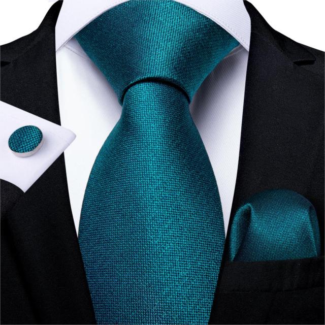 Men Tie Hanky Cufflink Set