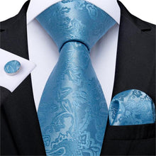 Load image into Gallery viewer, Men Tie Hanky Cufflink Set
