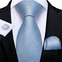 Load image into Gallery viewer, Men Tie Hanky Cufflink Set
