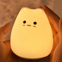 Load image into Gallery viewer, Cute Silicone Touch Sensor Remote LED Cat Lamp
