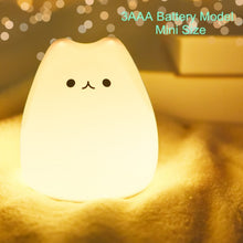 Load image into Gallery viewer, Cute Silicone Touch Sensor Remote LED Cat Lamp
