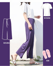 Load image into Gallery viewer, Short Sleeve Set Loose Modal Cotton Pyjamas | 2 Pierces
