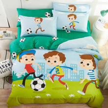 Load image into Gallery viewer, 100% Cotton Kid Bedding Duvet Cover Set
