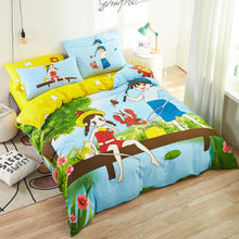 Load image into Gallery viewer, 100% Cotton Kid Bedding Duvet Cover Set
