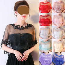 Load image into Gallery viewer, Women Elegant Applique Tulle Shawl
