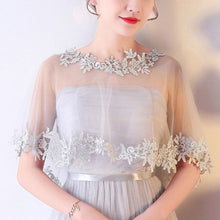 Load image into Gallery viewer, Women Elegant Applique Tulle Shawl
