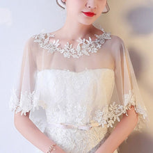 Load image into Gallery viewer, Women Elegant Applique Tulle Shawl
