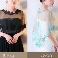 Load image into Gallery viewer, Women Elegant Applique Tulle Shawl
