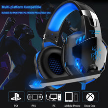 Load image into Gallery viewer, Headset Gamers | LED Light Noise Cancelling
