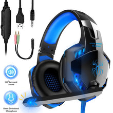 Load image into Gallery viewer, Headset Gamers | LED Light Noise Cancelling
