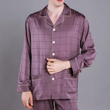 Load image into Gallery viewer, Men Luxurious Ice Silk Pyjamas
