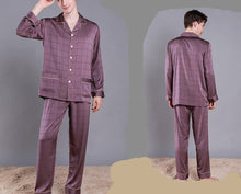 Load image into Gallery viewer, Men Luxurious Ice Silk Pyjamas
