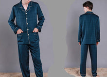 Load image into Gallery viewer, Men Luxurious Ice Silk Pyjamas
