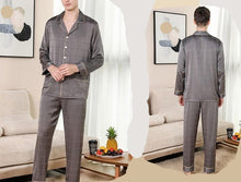 Load image into Gallery viewer, Men Luxurious Ice Silk Pyjamas
