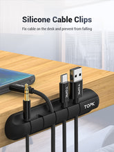 Load image into Gallery viewer, Silicone Cable Organizer for Phones and Computers
