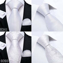 Load image into Gallery viewer, Men Tie Hanky Cufflink Set
