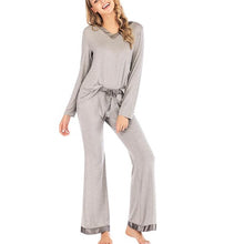 Load image into Gallery viewer, Women Cotton Long Sleeve Sleepwear | 2 Pieces
