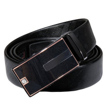 Load image into Gallery viewer, Genuine Leather Belt | Black
