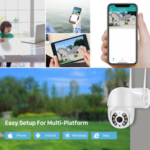 Load image into Gallery viewer, Outdoor AI Human Detection Audio Wireless Security CCTV Camera
