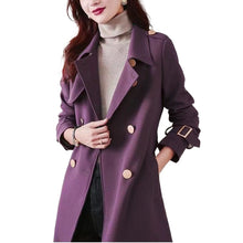 Load image into Gallery viewer, Mid-length Thin Windbreaker jacket For Women
