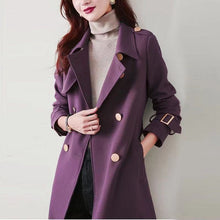 Load image into Gallery viewer, Mid-length Thin Windbreaker jacket For Women
