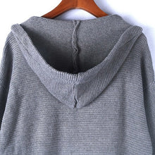 Load image into Gallery viewer, Hooded Long Women Knitted Cardigan | Casual Long Sleeve
