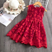 Load image into Gallery viewer, Elegant Lace Dress For Girls
