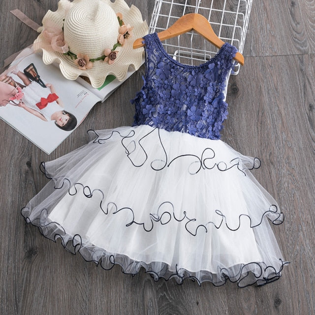 Elegant Lace Dress For Girls