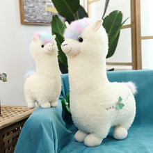 Load image into Gallery viewer, White Soft Alpaca Lama Stuffed Plush Toy
