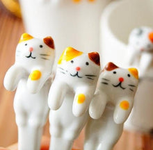 Load image into Gallery viewer, Ceramic Cute Cat Hanging Tea Spoon
