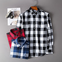 Load image into Gallery viewer, Flannel Plaid Man Shirt | 100% Cotton
