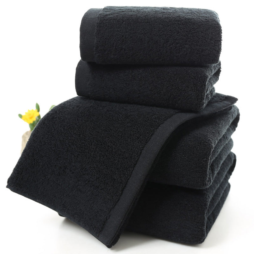 Black Bath Towel