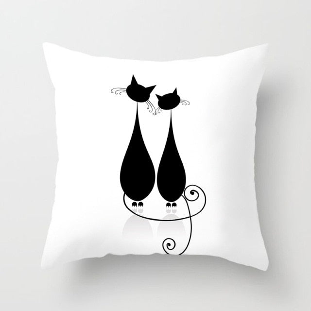 Cute Black Cat Pillows