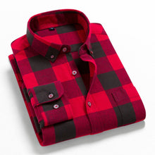 Load image into Gallery viewer, Flannel Plaid Man Shirt | 100% Cotton
