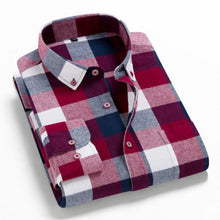 Load image into Gallery viewer, Flannel Plaid Man Shirt | 100% Cotton
