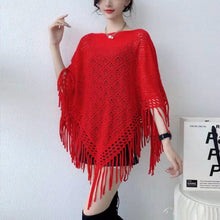 Load image into Gallery viewer, Knitted Women Shawl Poncho
