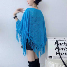 Load image into Gallery viewer, Knitted Women Shawl Poncho
