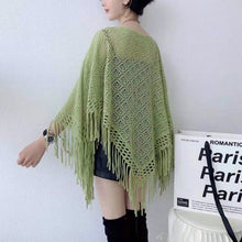 Load image into Gallery viewer, Knitted Women Shawl Poncho
