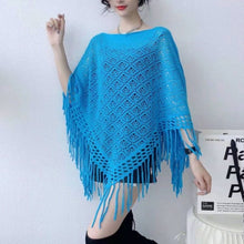 Load image into Gallery viewer, Knitted Women Shawl Poncho
