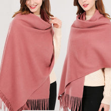 Load image into Gallery viewer, Women 100% Wool Shawl Scarf
