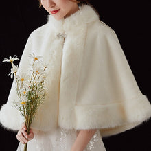 Load image into Gallery viewer, Faux Fur Bolero Shawl Women Jacket
