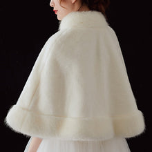 Load image into Gallery viewer, Faux Fur Bolero Shawl Women Jacket
