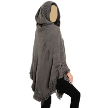 Load image into Gallery viewer, Stripe Bohemian Women Poncho Shawl
